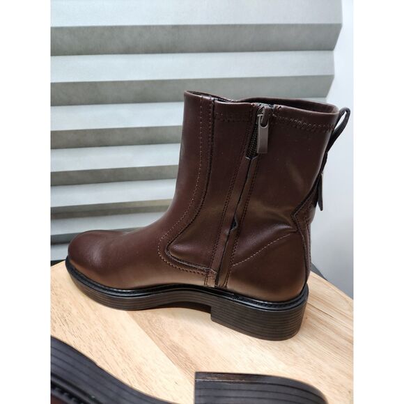 Franco Sarto L-Karbon Zip-Up Boots – Women’s Size 11 EU 41 Brown - Picture 8 of 11